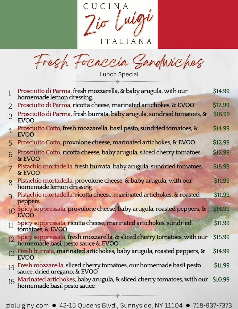 Zio Luigi Menu image 3